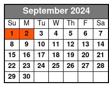 2 Day SDC + 1 Day White Water September Schedule