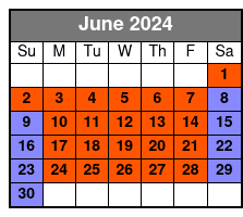 3 Day SDC + 1 Day White Water June Schedule