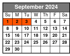 3 Day SDC + 1 Day White Water September Schedule