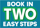 Book in two easy steps.