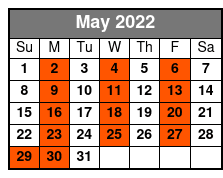 Decades Pierce Arrow May Schedule