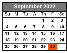 Decades Pierce Arrow September Schedule
