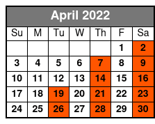 Pierce Arrow Country April Schedule