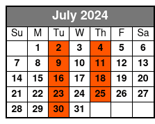 Pierce Arrow Country July Schedule