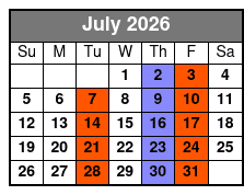 Pierce Arrow 30th Anniversary Show July Schedule