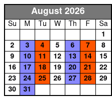 Pierce Arrow 30th Anniversary Show August Schedule