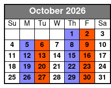 Pierce Arrow 30th Anniversary Show October Schedule