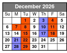 Pierce Arrow 30th Anniversary Christmas Show  December Schedule