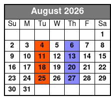 Pierce Arrow Country  August Schedule