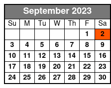 Once Upon A Fairytale September Schedule