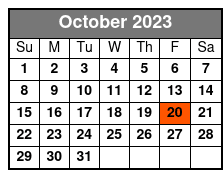 Million Dollar Quartet October Schedule