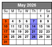 Classic Rock Icons May Schedule