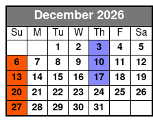 Classic Rock Icons December Schedule