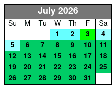 Duck Tours July Schedule