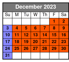 The Sippin Tour December Schedule