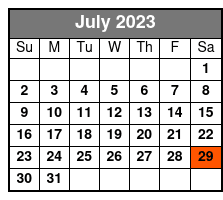 Branson Locals Tour July Schedule