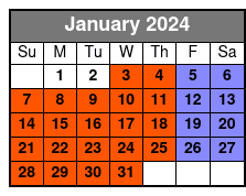 Branson Adventure Pass January Schedule