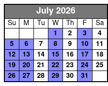 Clay Cooper's Country Music Express July Schedule