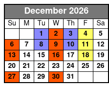 Clay Cooper's Country Music Express December Schedule