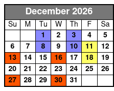 Clay Cooper's Country Music Express Christmas December Schedule