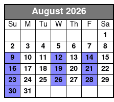 Clay Cooper's Country Music Express August Schedule