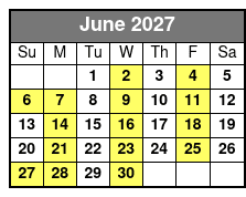 Clay Cooper's Country Music Express June Schedule