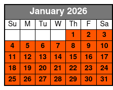 Ripley's Believe It Or Not! January Schedule
