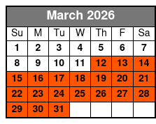 Ripley's Believe It Or Not! March Schedule