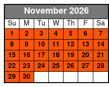 Ripley's Believe It Or Not! November Schedule