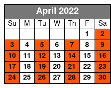 Shepherd of the Hills April Schedule