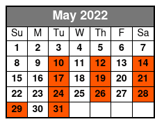 Shepherd of the Hills May Schedule