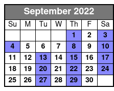 Shepherd of the Hills Outdoor Drama Show Only September Schedule