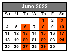 Shepherd of the Hills Outdoor Drama Show Only June Schedule