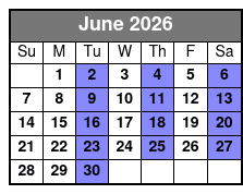 Shepherd of the Hills Outdoor Drama Show Only June Schedule
