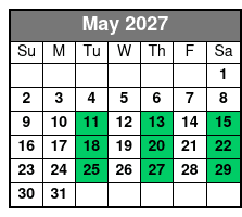 Shepherd of the Hills Outdoor Drama Show Only May Schedule