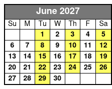 Shepherd of the Hills Outdoor Drama Show Only June Schedule