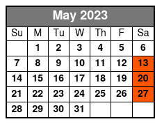 The Ultimate Shepherd of the Hills History & Drama Package May Schedule