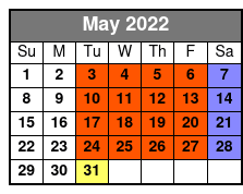 Branson Belle May Schedule