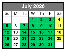 Showboat Branson Belle Lunch & Dinner Cruises July Schedule