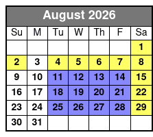 Showboat Branson Belle Dinner Cruise August Schedule