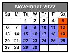 Christmas Show Dinner Cruise November Schedule