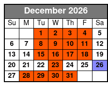 Showboat Branson Belle Dinner Cruise Tier One Seating December Schedule