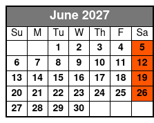 Silver Dollar City Showboat Lunch Cruise Captain's Club Seating (Formerly Showboat Branson Belle) June Schedule