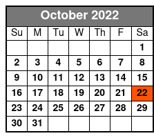Shoji Tabuchi Show October Schedule
