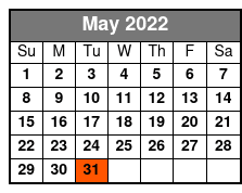 Smoke On The Mountain May Schedule