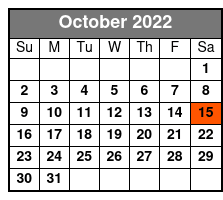 Smoke On The Mountain October Schedule