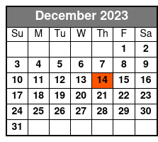 Matthew Boyce's Retro Christmas Spectacular December Schedule
