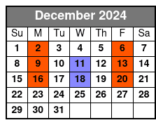 Matthew Boyce's Retro Christmas Spectacular December Schedule