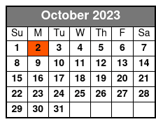Heart of Texas Roadshow October Schedule