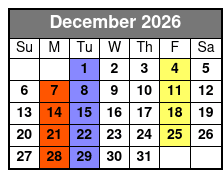 Queens of Soul  December Schedule